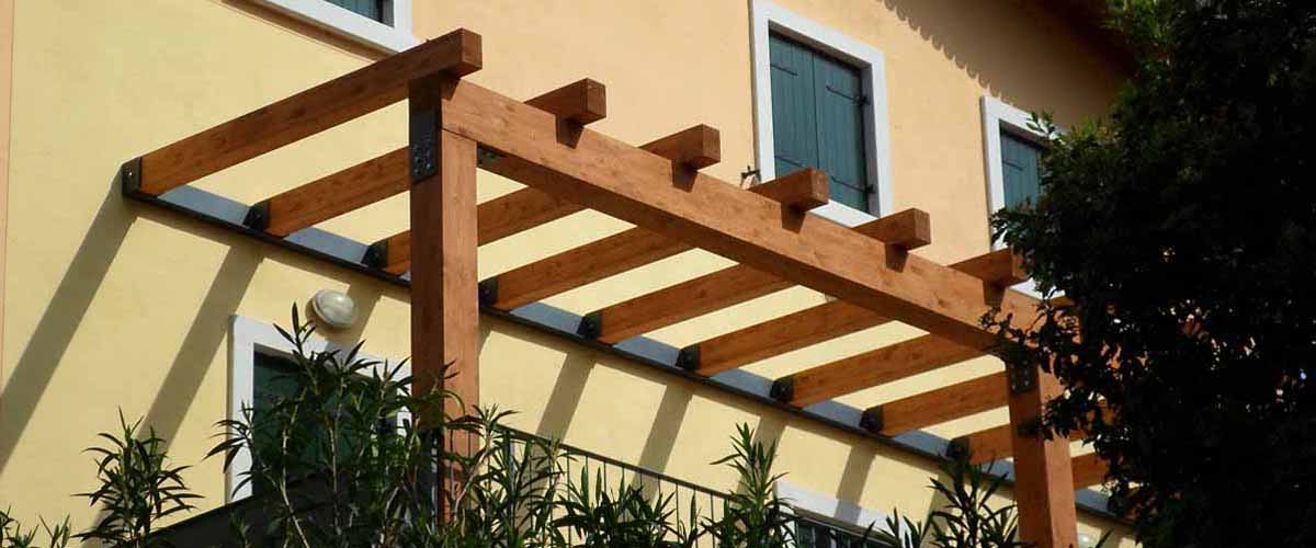 pergolato in legno
